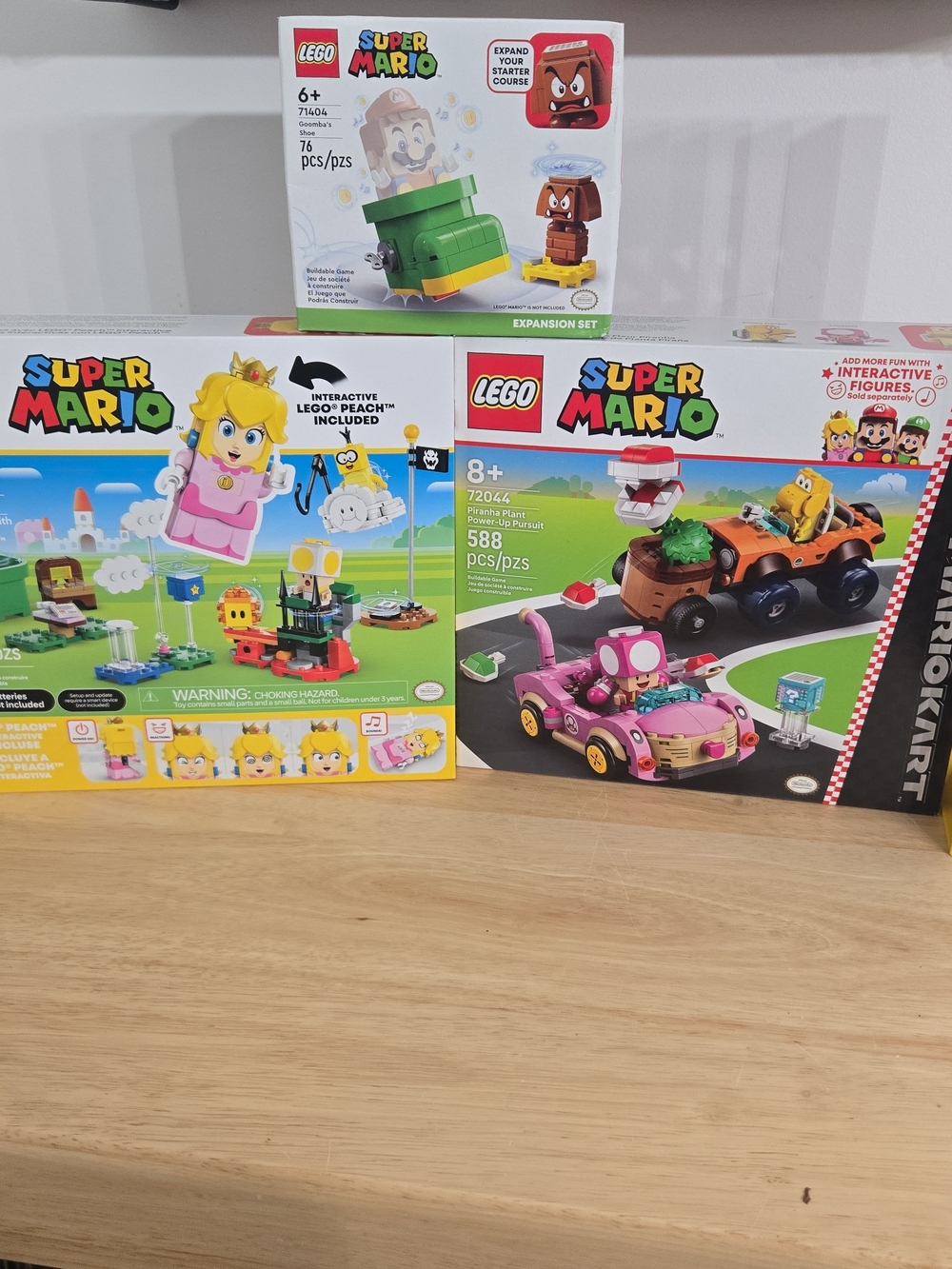 LEGO Super Mario Adventures w/ Interactive Peach & Piranha Plant  & Goombas Shoe